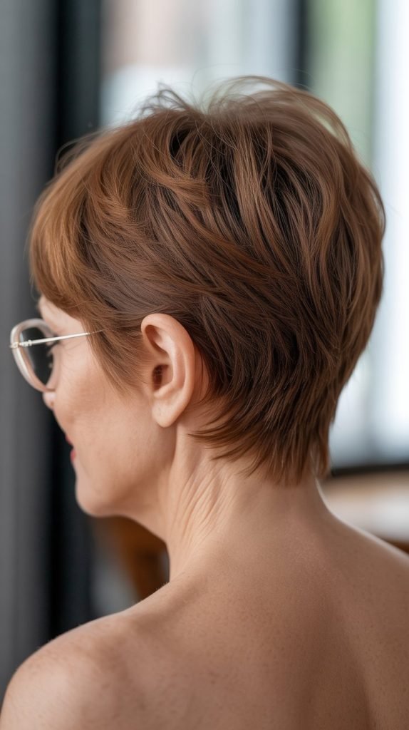 Layered Pixie with Longer Nape