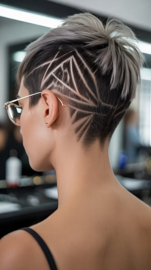 . Pixie with Nape Design