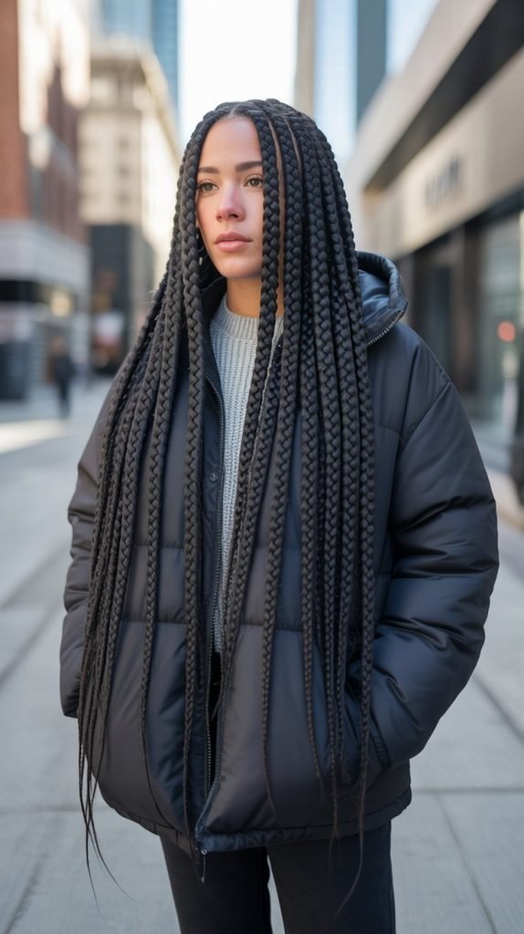 17. Jumbo Box Braids