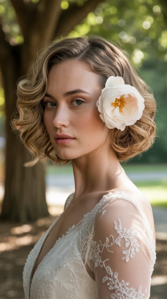  Soft Romantic Curls for Bobs