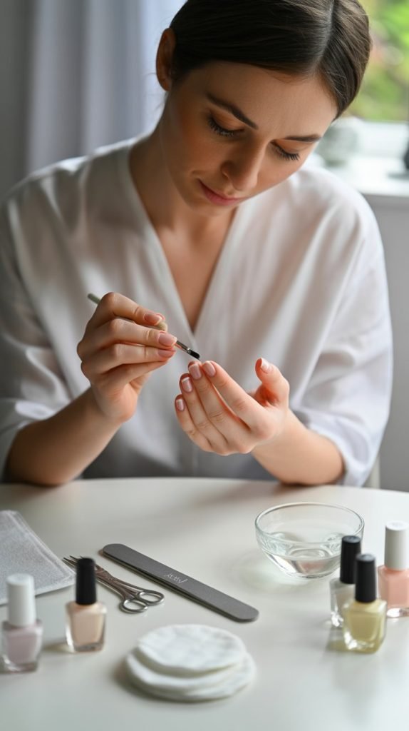 Hand Care and Manicure Ritual