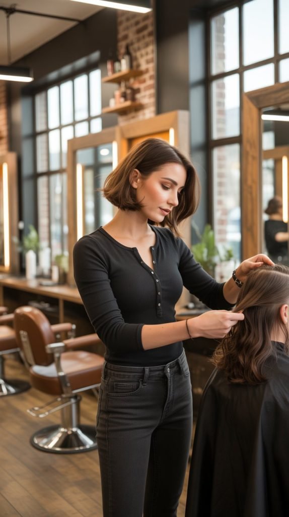 17. Henley Shirt with Rolled Sleeves