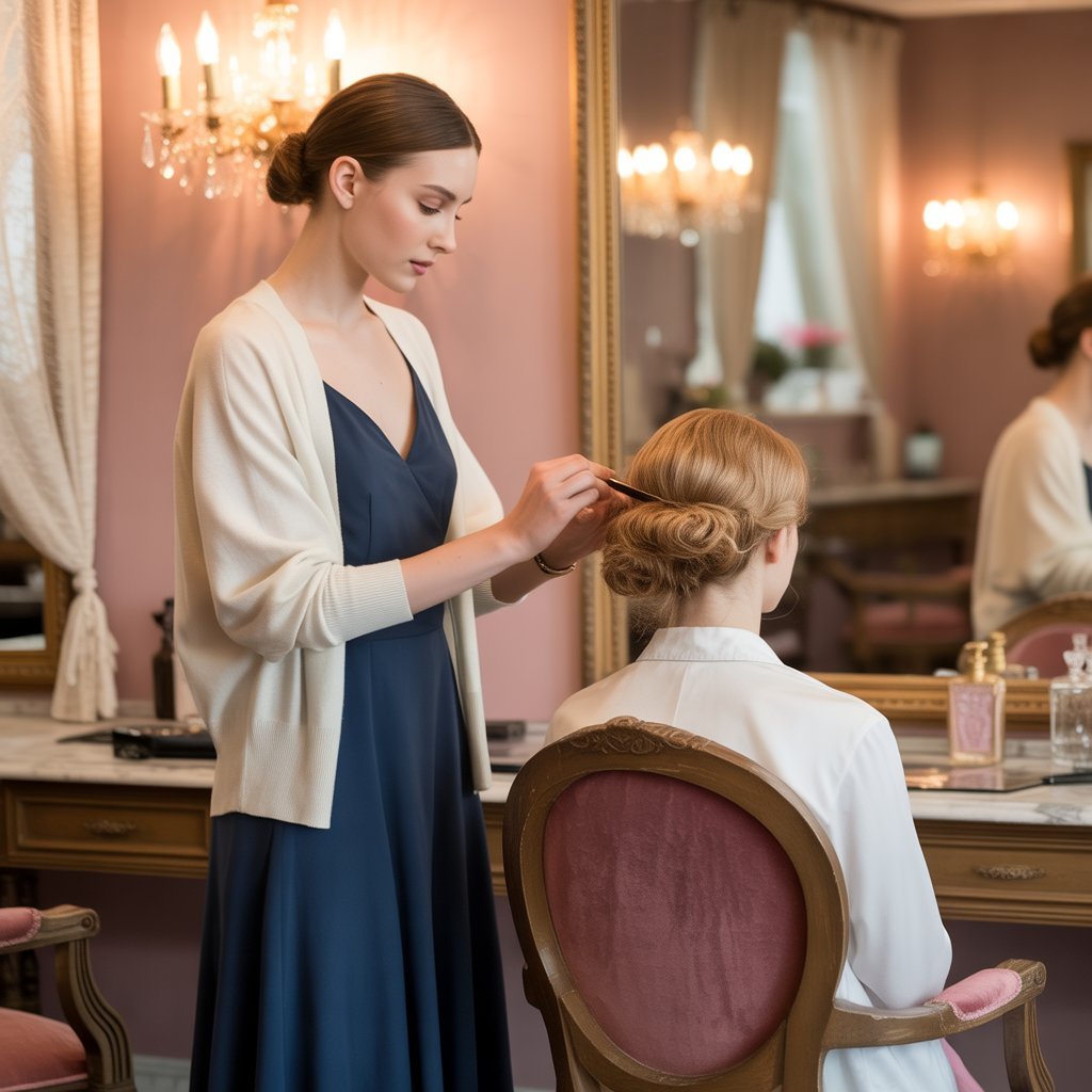 16. Midi Slip Dress with Oversized Cardigan