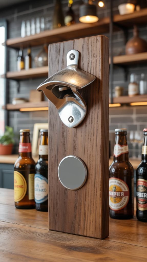 57. Wooden Bottle Openers
