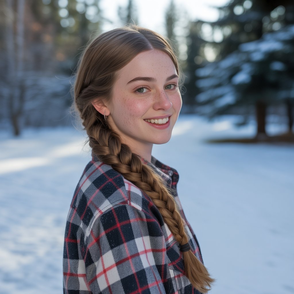 19. Rope Braid Ponytail
