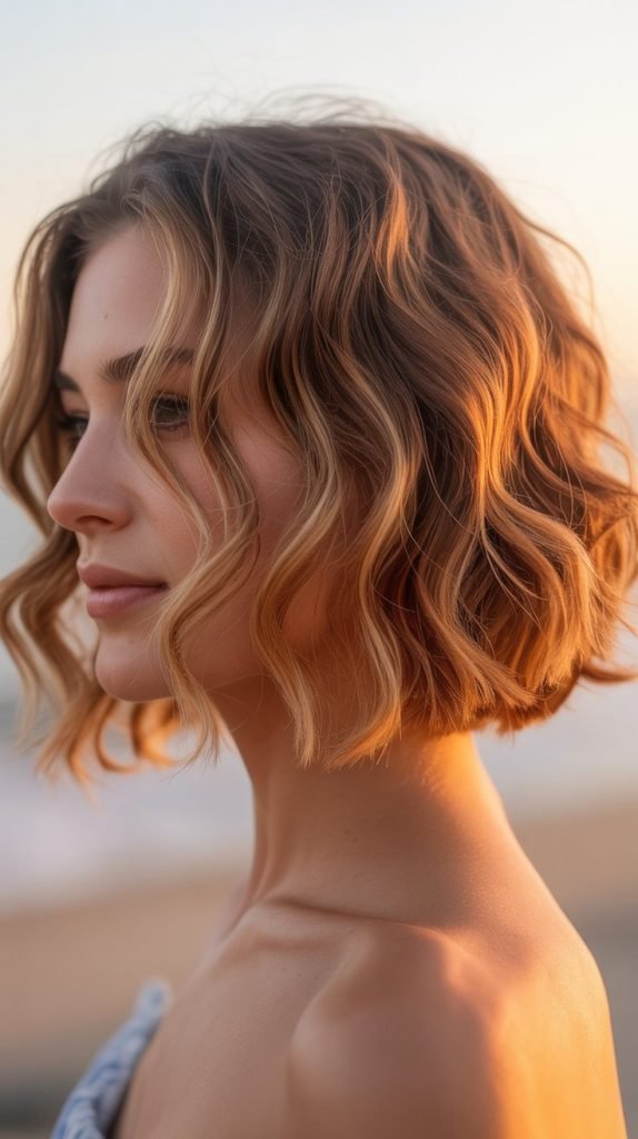 8. Wavy Bob for Fine Hair
