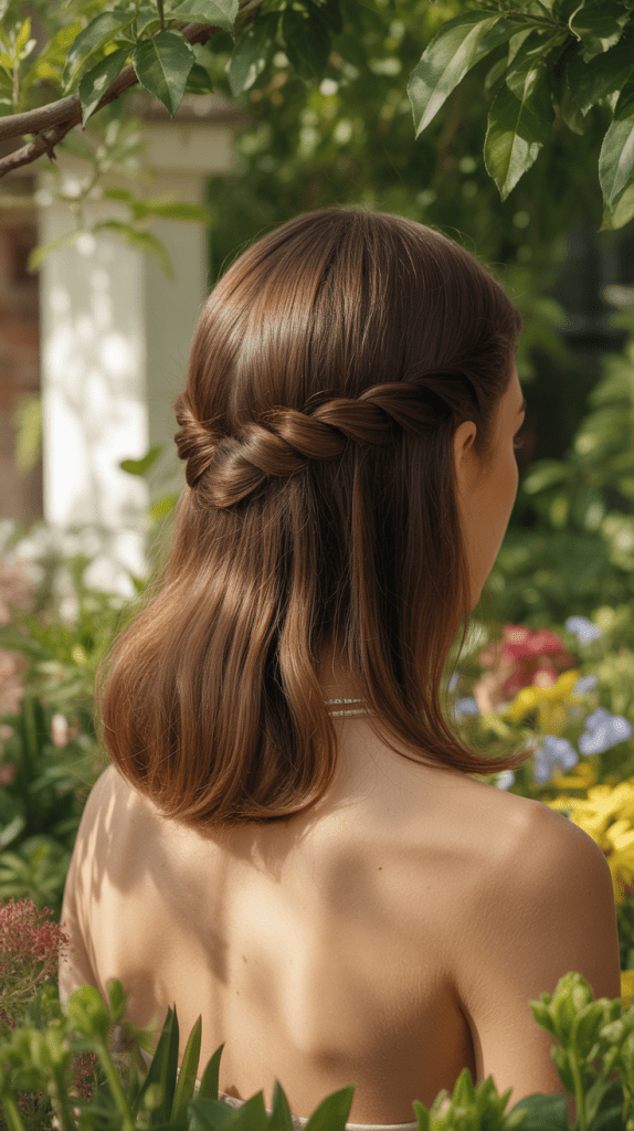 Twisted Half Updo