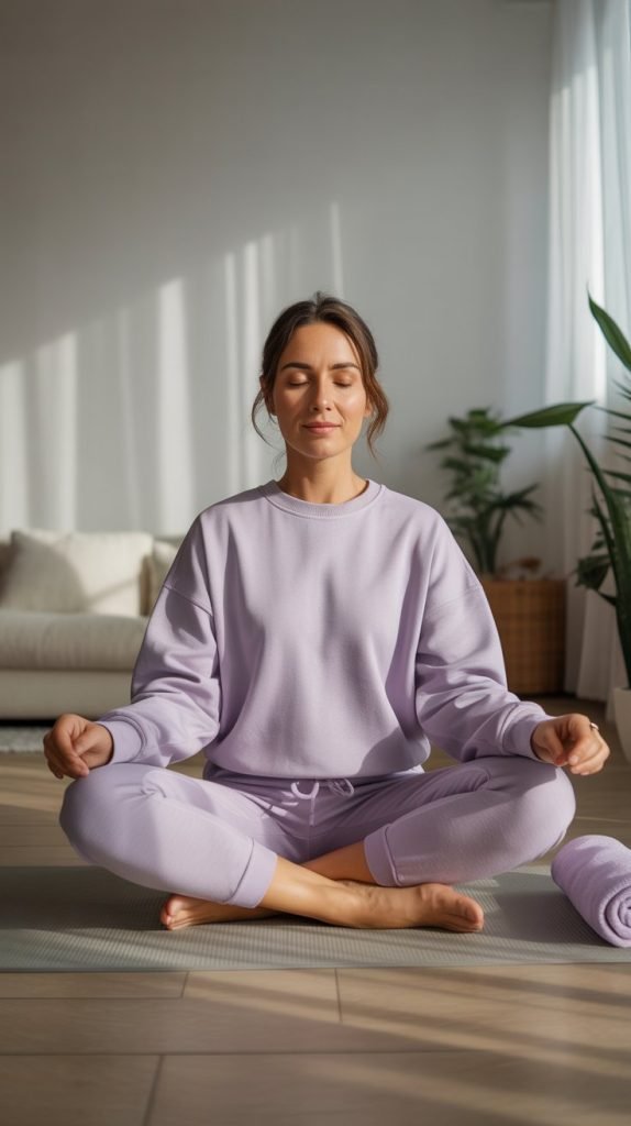 Jogger Set in Soft Pastels