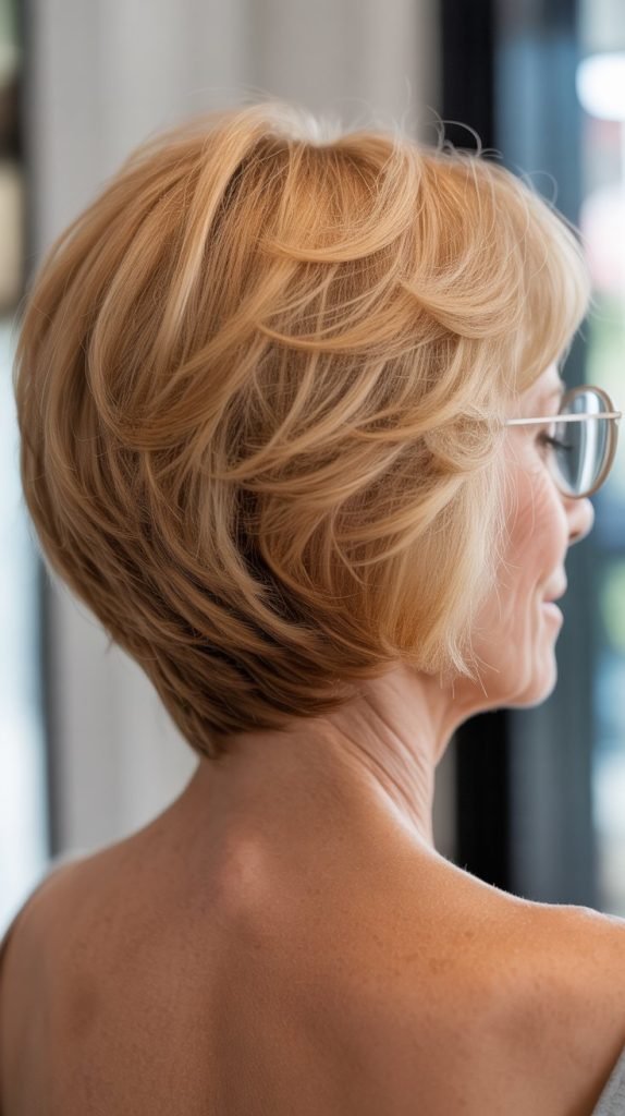 Stacked Bob with Height