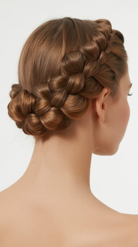 22. Bubble Braid Updo