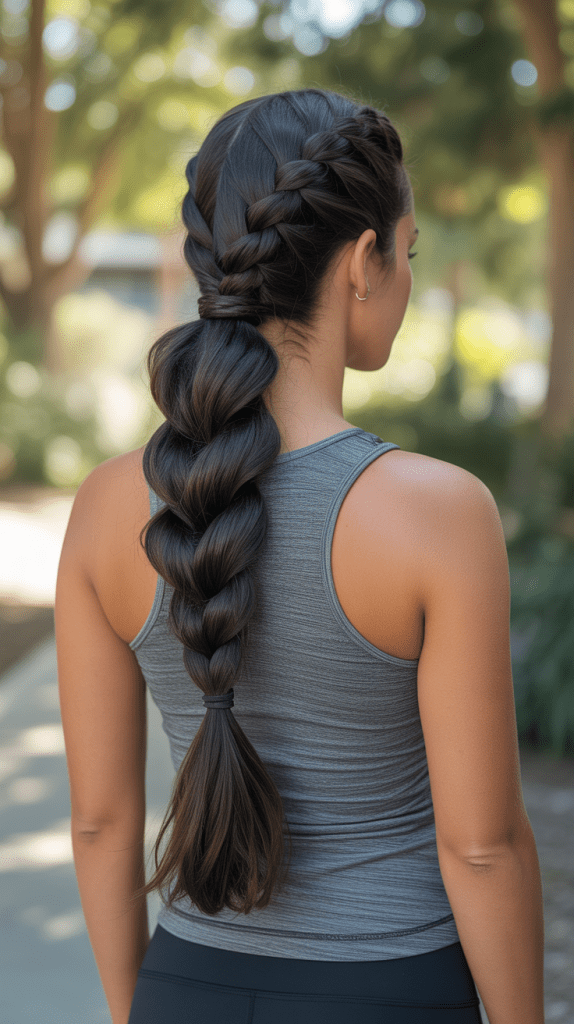 Rope Braid Ponytail