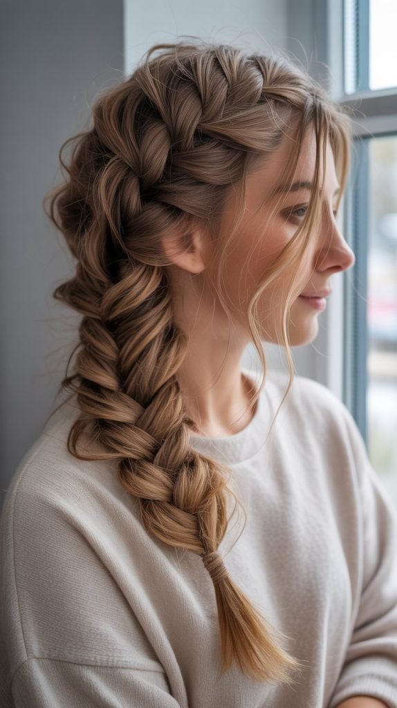 Textured Fishtail Braid
