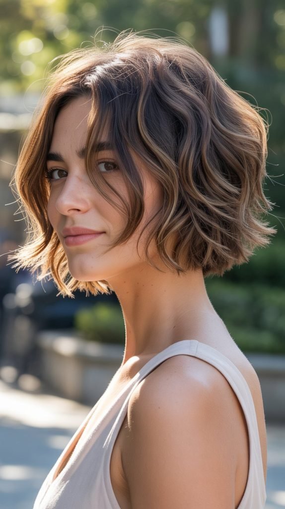 Razored Choppy French Bob