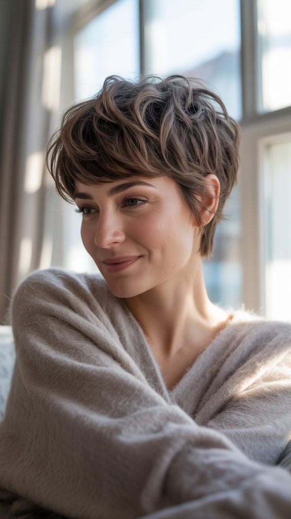 Messy Pixie with Bedhead Texture