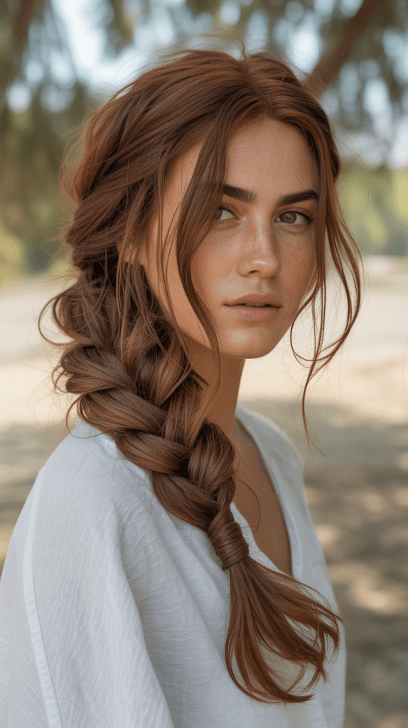 Messy Side Braid