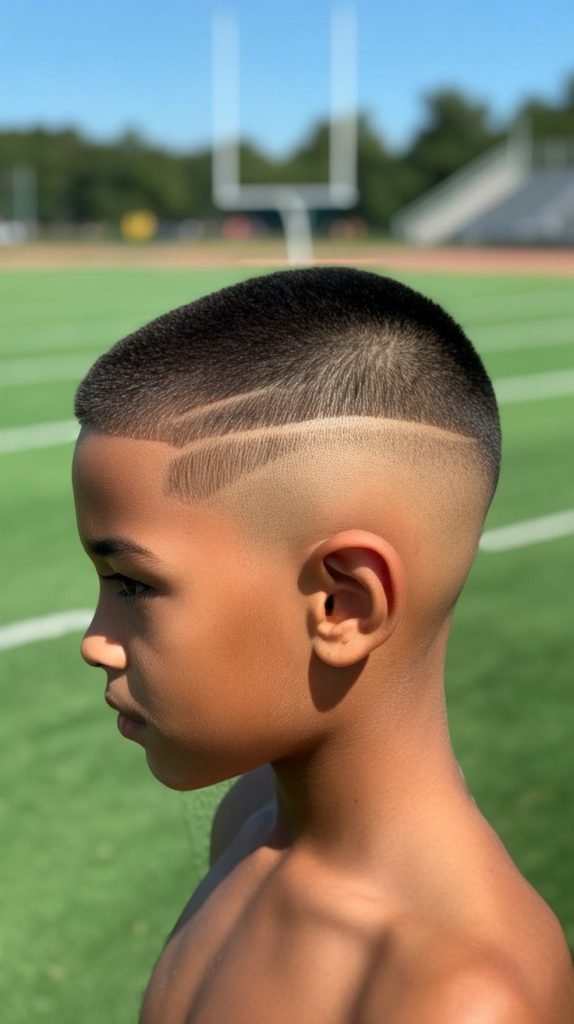 Low Skin Fade with Buzz Cut