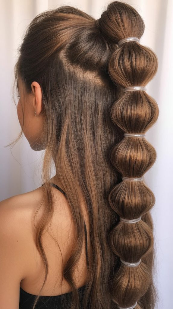 Half-Up with Side Braid Detail