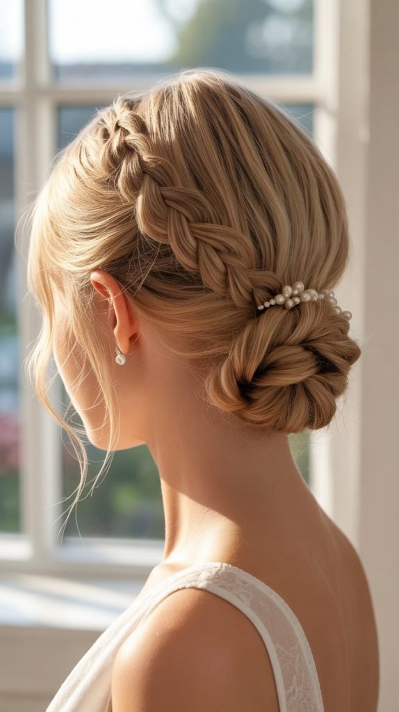 26. Lace Braid into Chignon