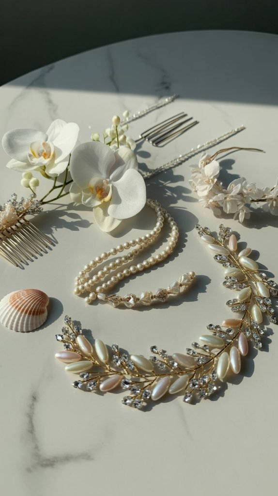 Hair Accessories for Beach Weddings