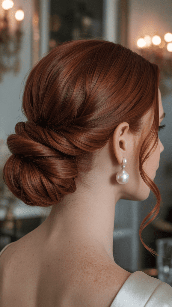 Low Twisted Chignon