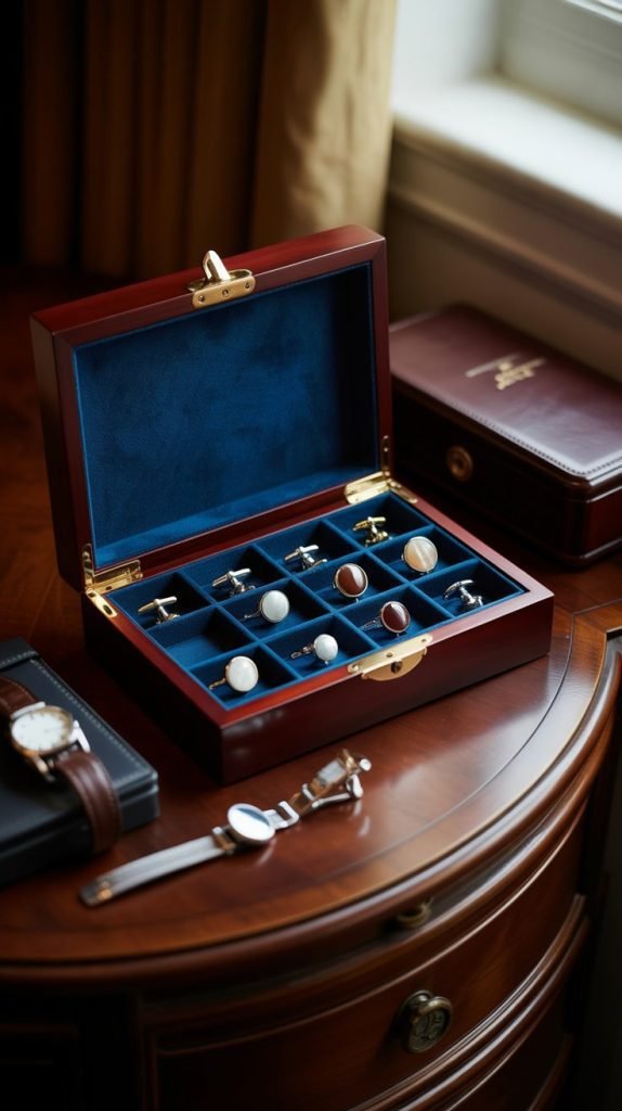 49. Wooden Cufflink Boxes