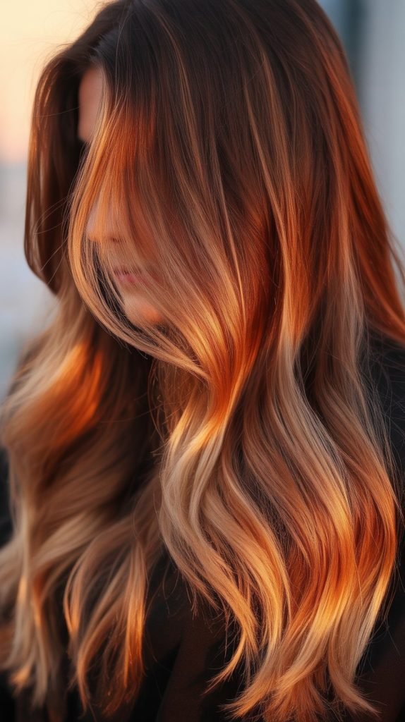 27. Sunset Blonde Highlights