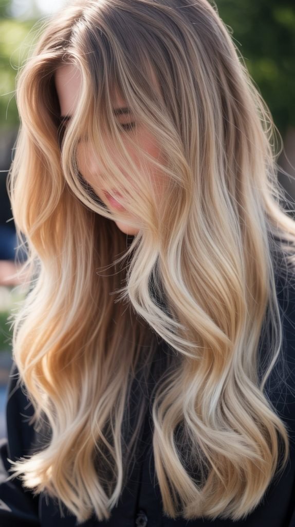 Ombré Blonde Transition