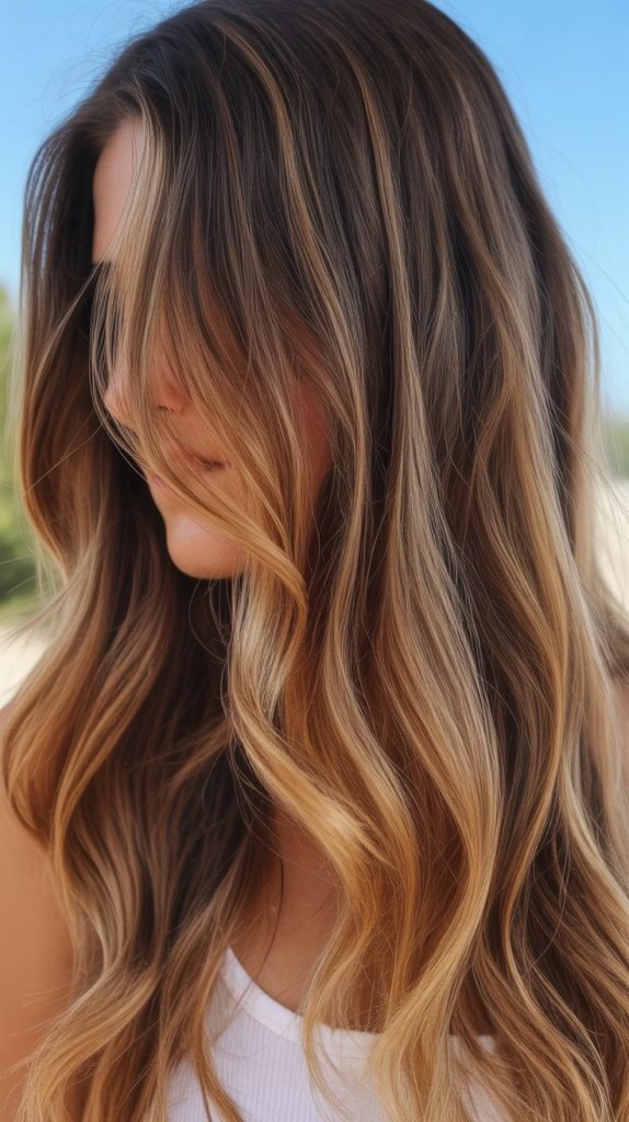 2. Honey Blonde Balayage