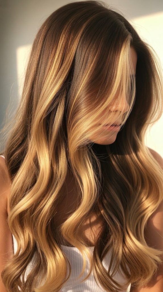 15. Honey Blonde Brunette Balayage