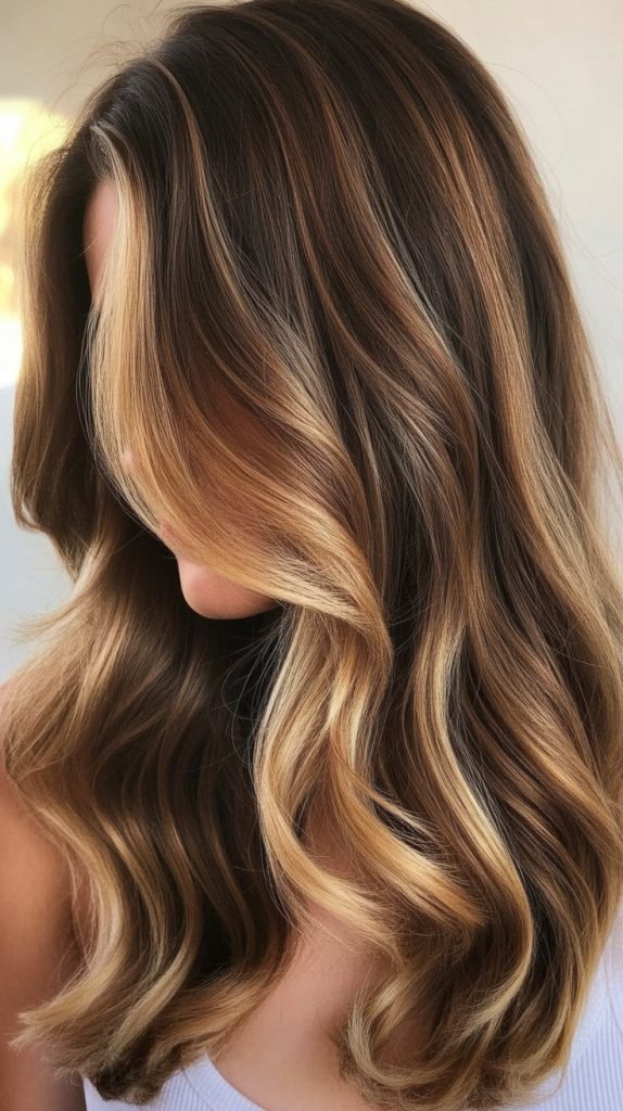 8. Balayage Blonde Highlights