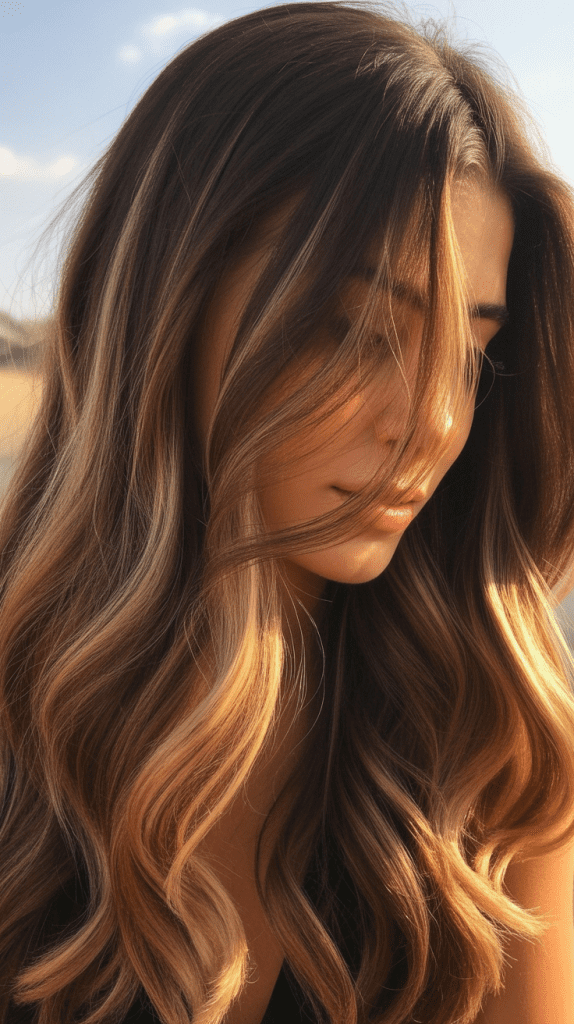 Golden Blonde Highlights