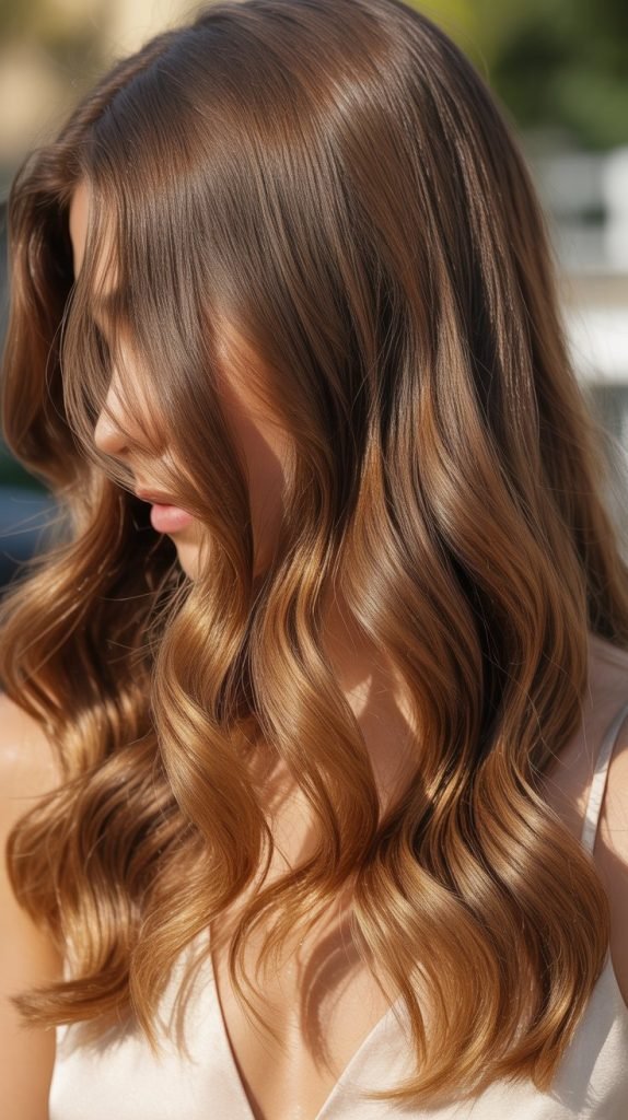 3. Caramel Blonde Highlights