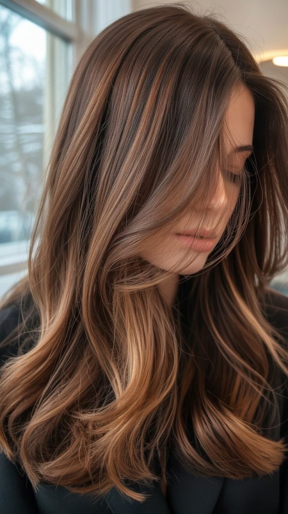 Dimensional Brunette with Babylights