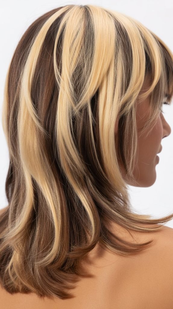 6. Chunky Blonde Highlights