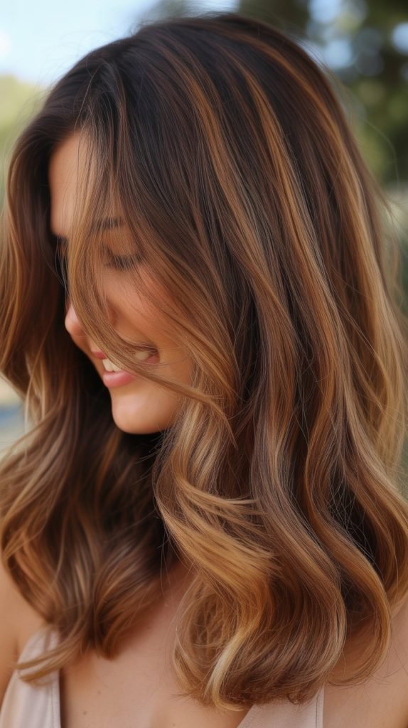 Caramel Blonde Highlights