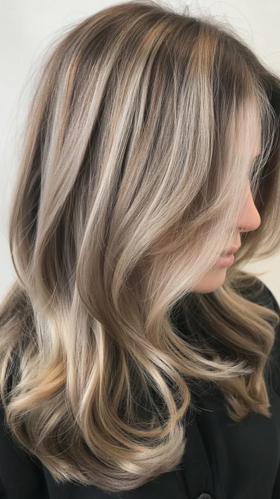 Mushroom Blonde Highlights
