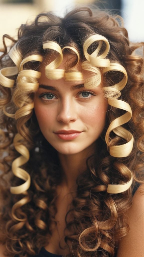 6. Chunky Blonde Highlights (90s Revival)