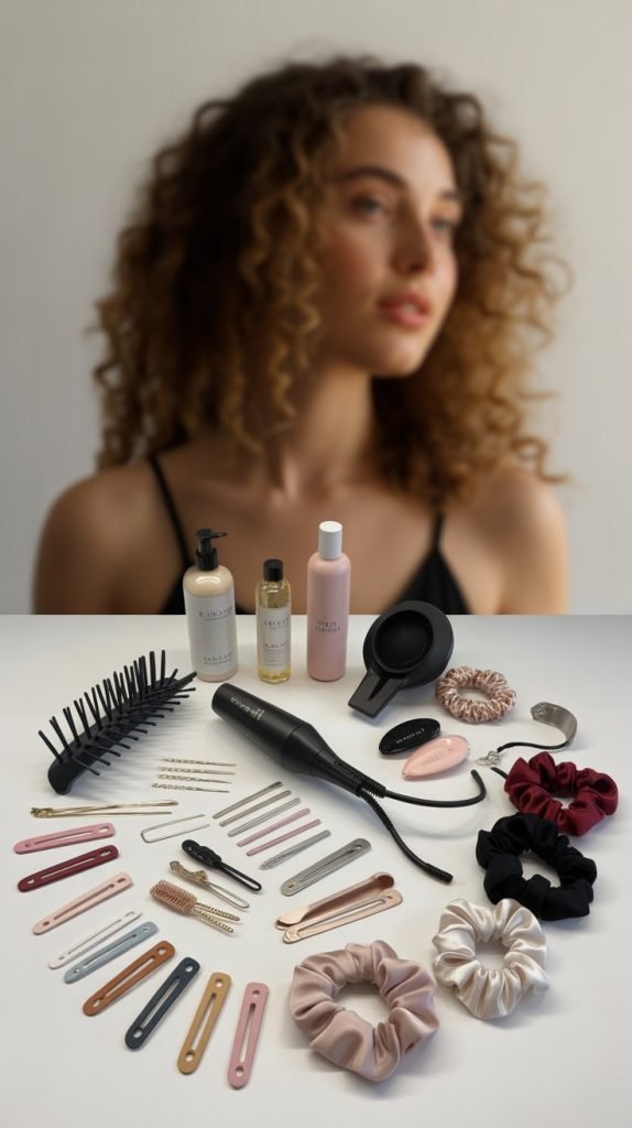  Accessories and Tools for Curly Hair on Round Faces