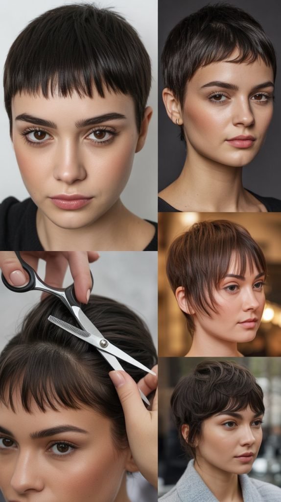  Pixie with Baby Bangs