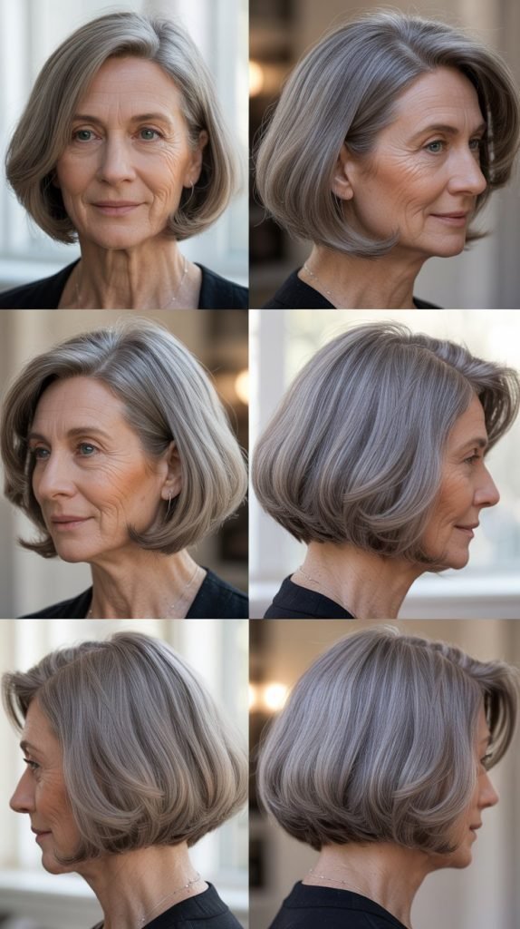 Rounded Bob with Curved Ends