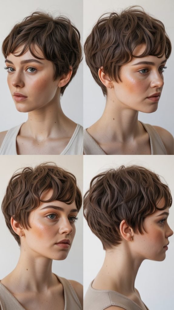  Rounded Shaggy Pixie