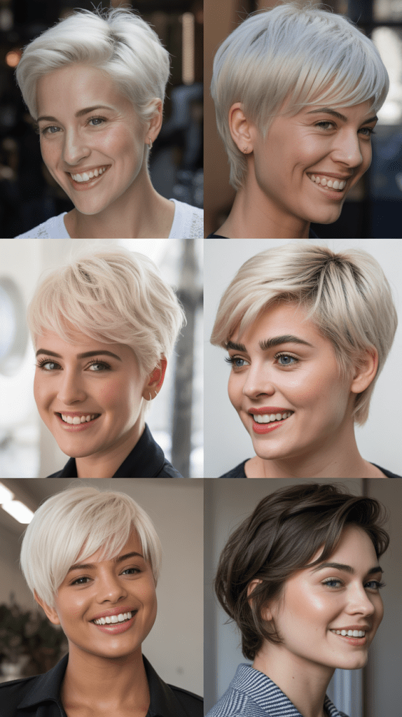 Platinum Blonde Pixie