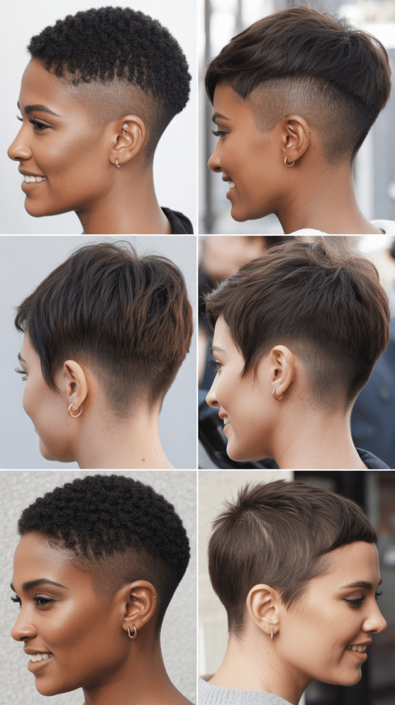 Pixie with Shaved Nape