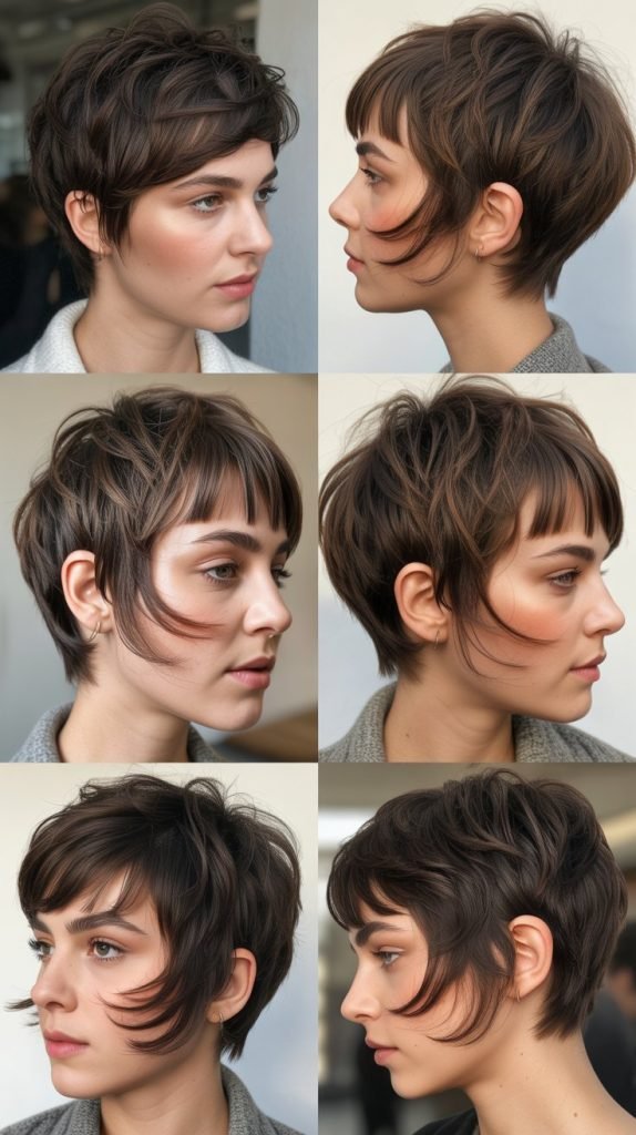 Pixie with Shaggy Sideburns