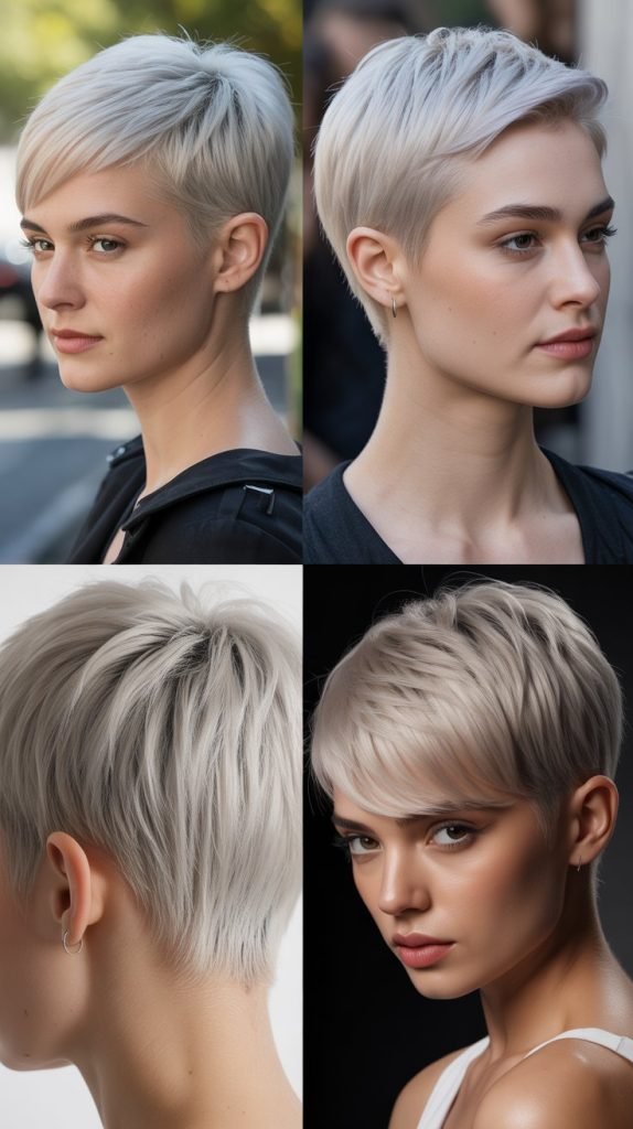 Platinum Blonde Pixie