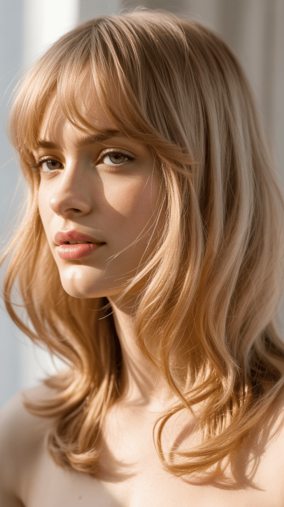 Wispy Bob with Delicate Curtain Bangs