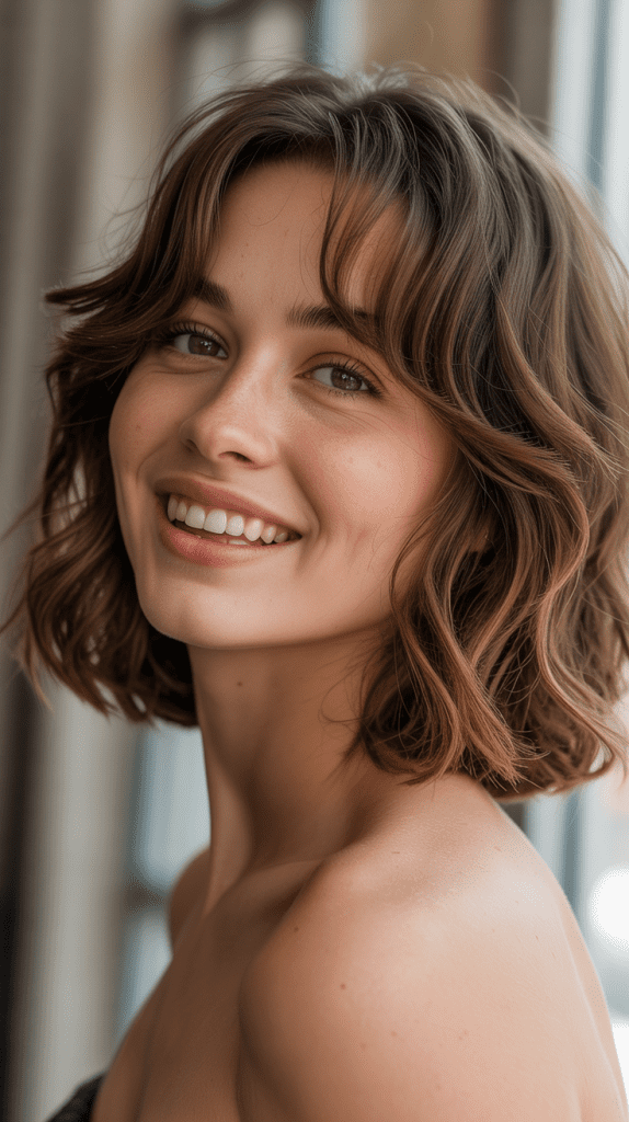 Piecey Messy French Bob