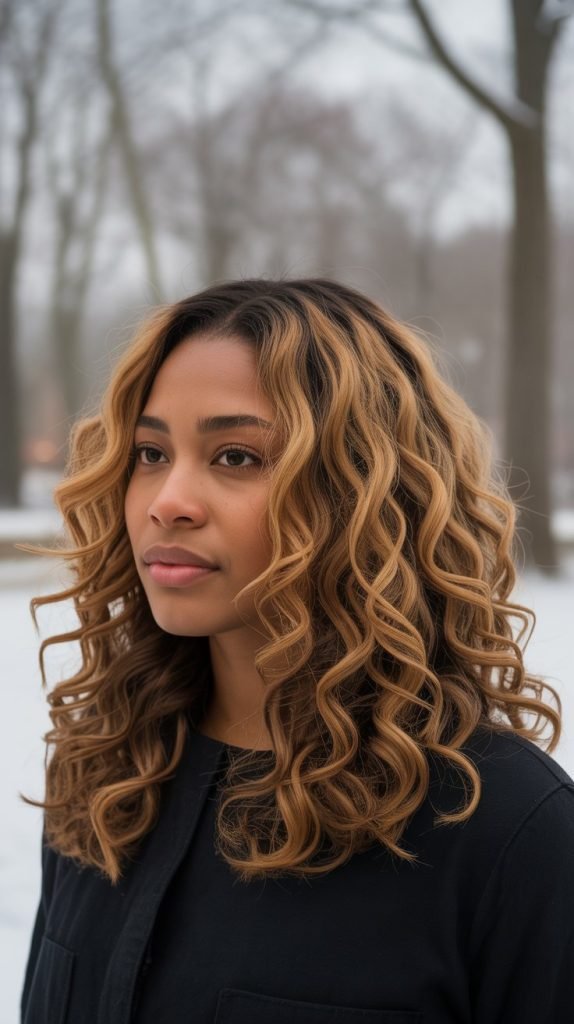 2. Honey Blonde Balayage