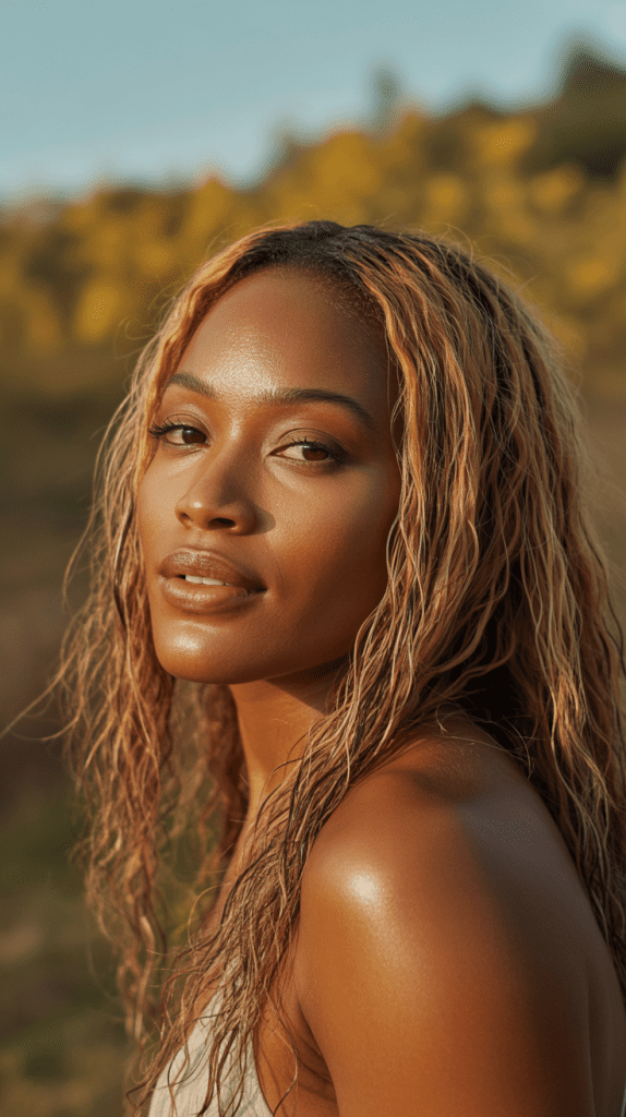 Warm Blonde Highlights