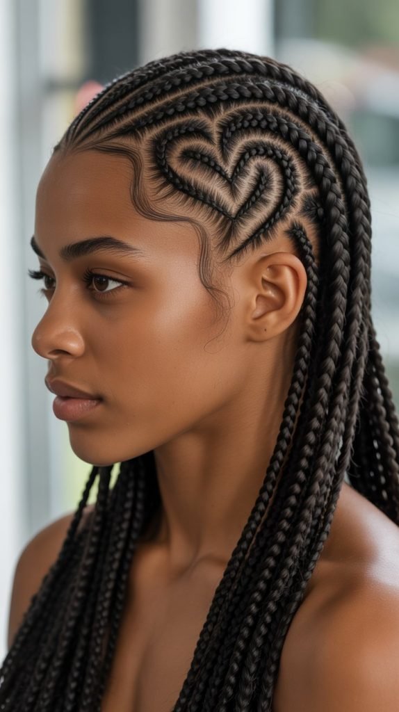 31. Braided Space Buns